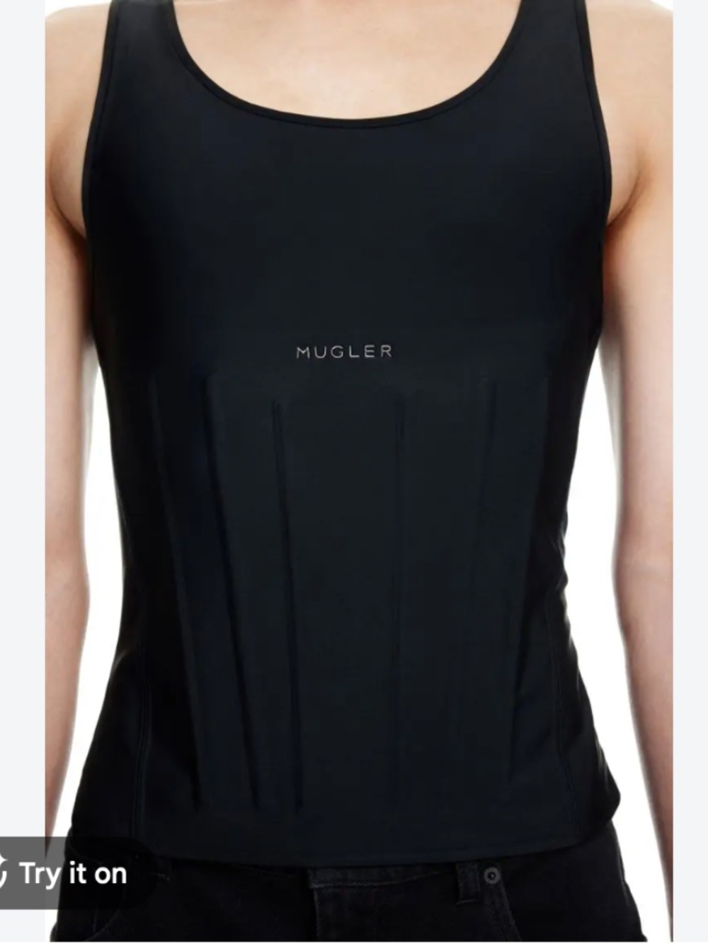 Mugler x H&M 'Men's Corset Waist Tank Top' NWT SMALL (Unisex)